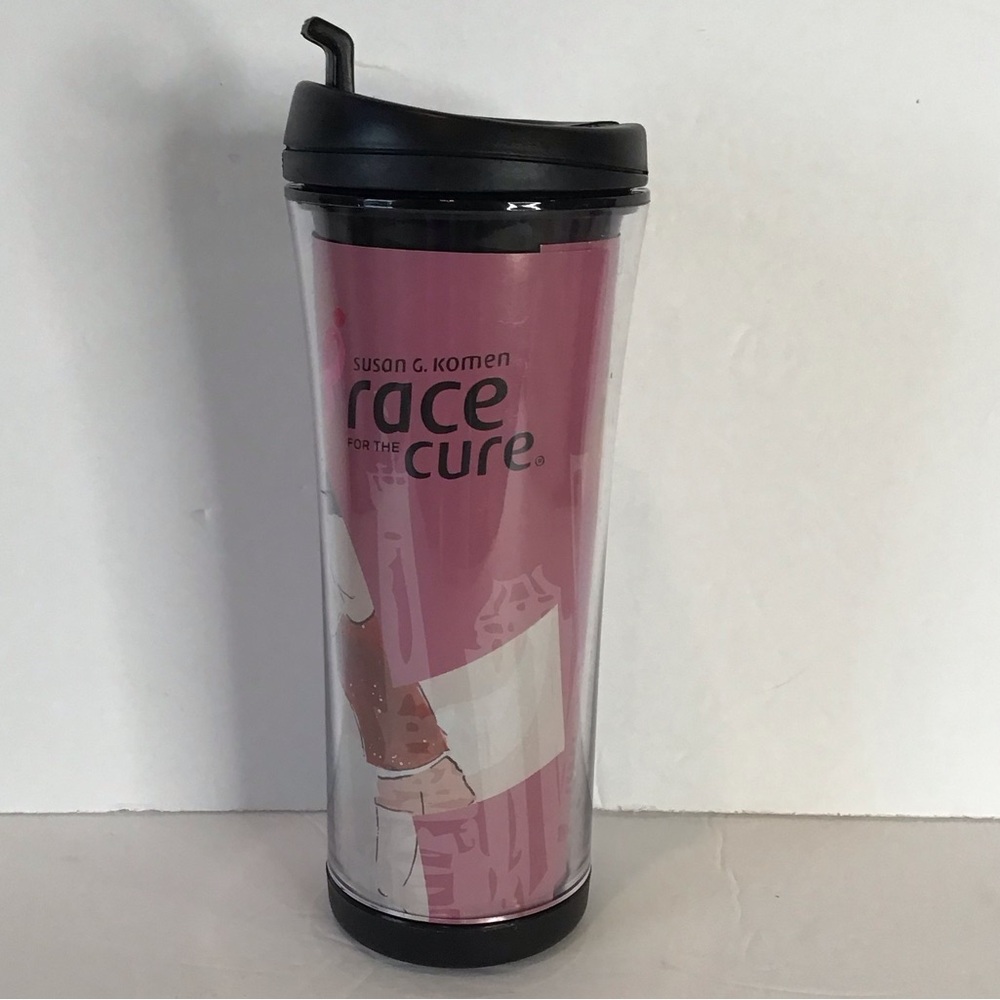 Susan B. Komen 2007 Pink Race for the Cure Travel Mug Tumbler